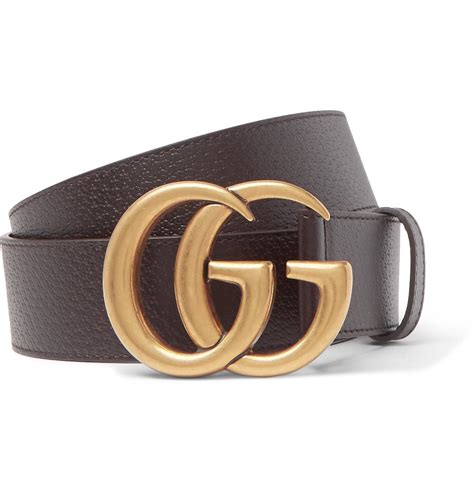 brown Gucci belt men